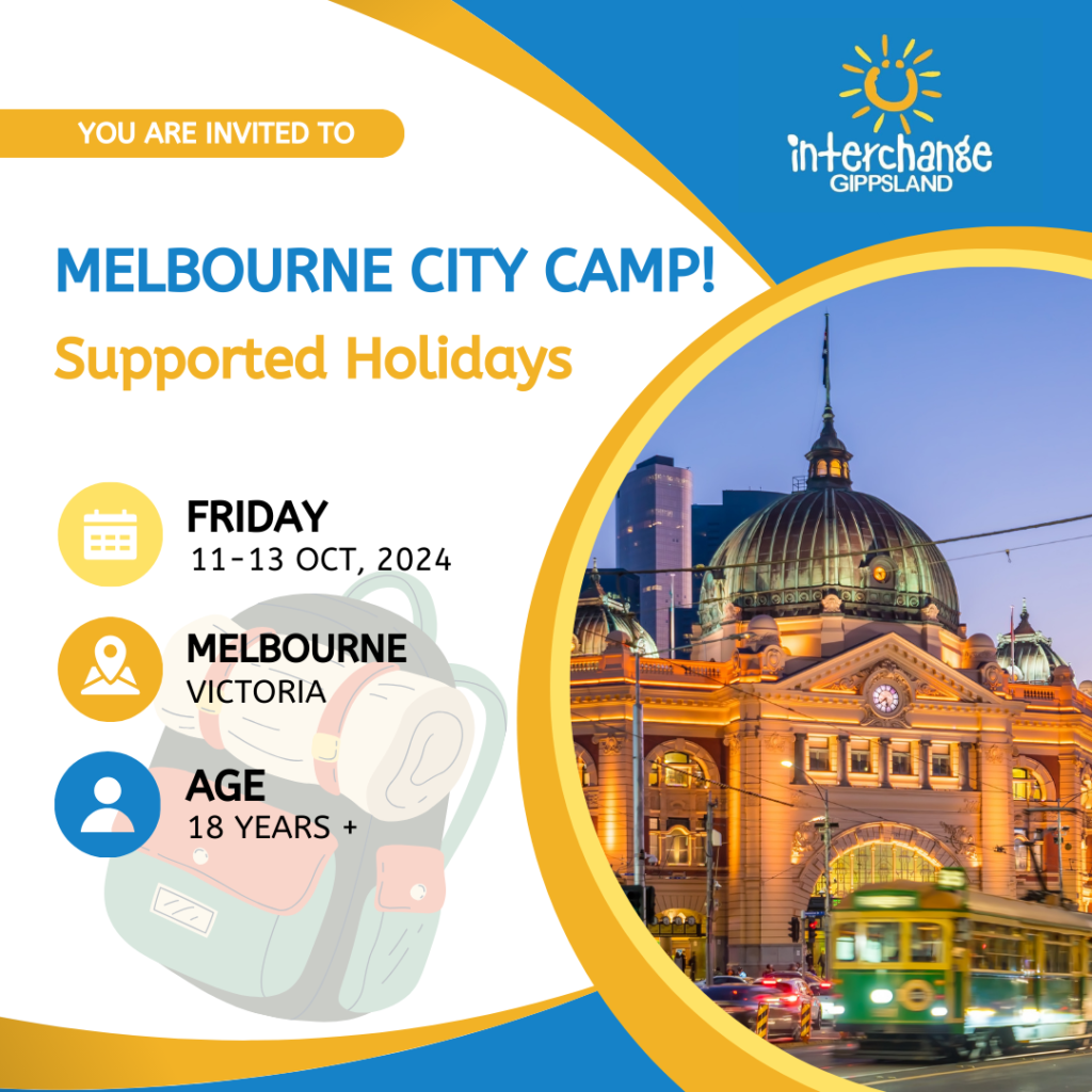 Supported Holiday: Melbourne City! - 11/10/24